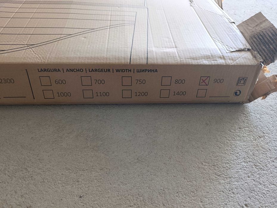 Caixilho para porta de correr 200x90