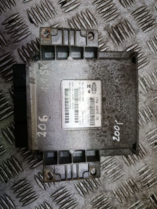 Peugeot 206 1.1 8V komputer stacyjka immobilizer BSI zestaw startowy