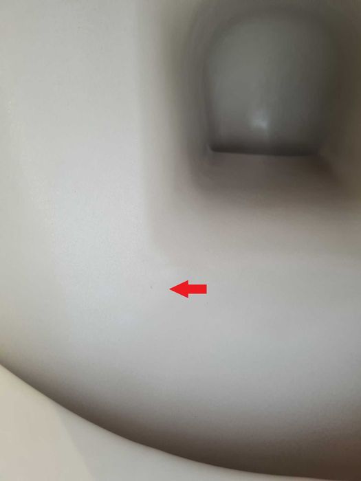 WC wisząca Galassia Dream52 cm beżowa i biały mat, umywalka T65 biała
