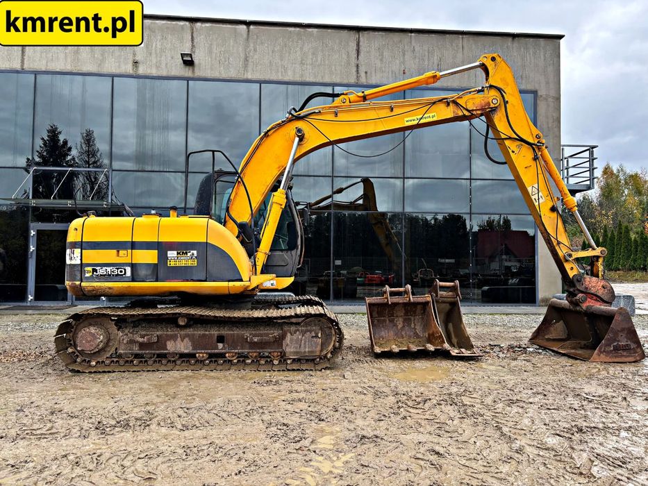 JCB JS 130 KOPARKA GĄSIENICOWA 2005R. | JCB JS 145 CAT 311 VOLVO ECR 140 CASE 130