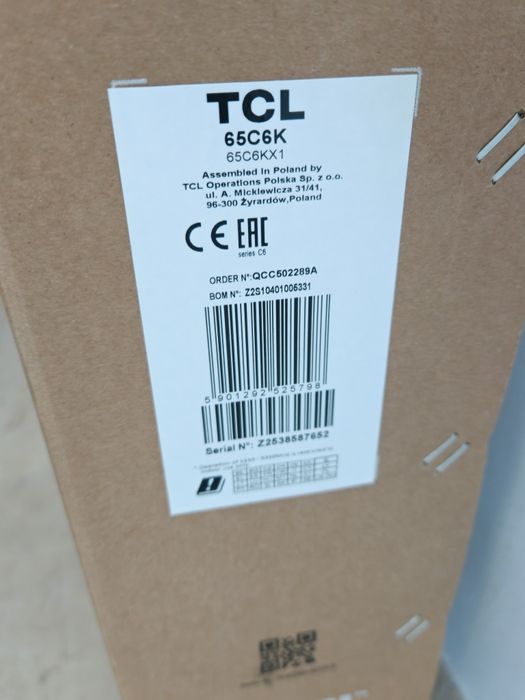 TV TCL 656C6K Mini Led