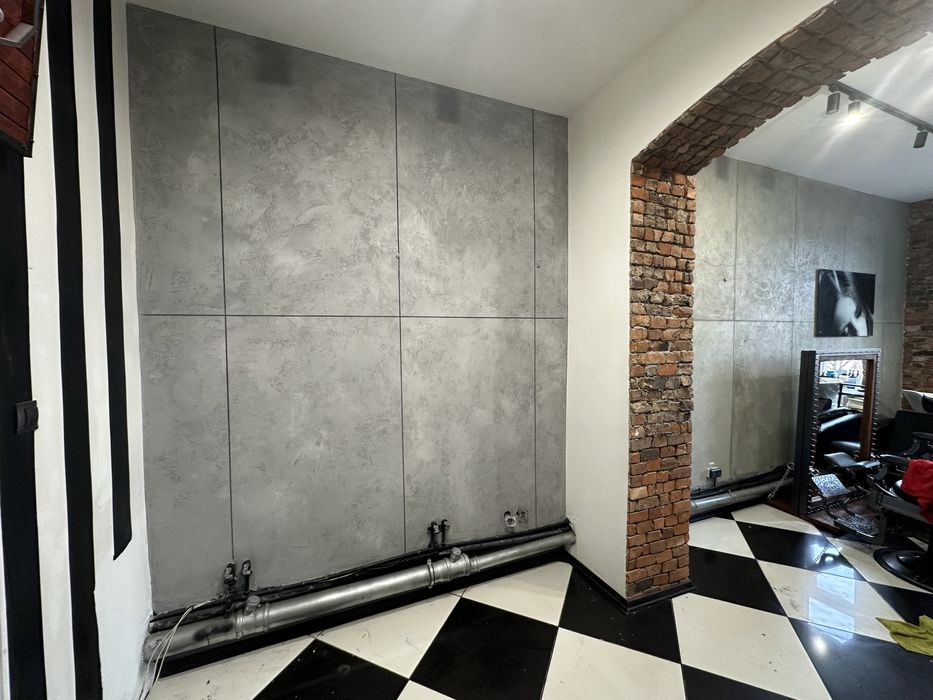 Beton architektoniczny tynki dekoracyjne elewacja rdza mikrocement