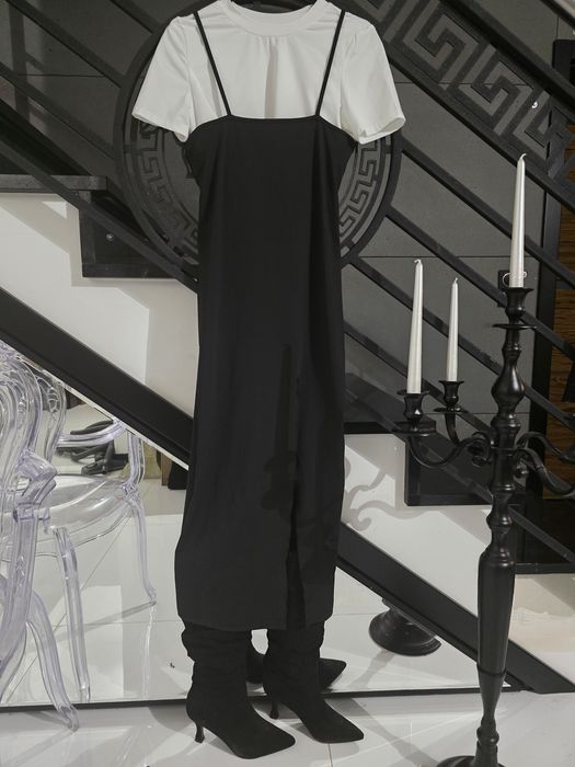 komplet  maxi sukienka i bluzka  L