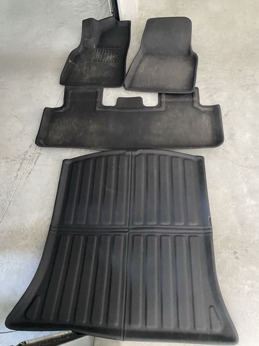 Tapetes tesla Y + oferta Hub USB e caixas de arrumação