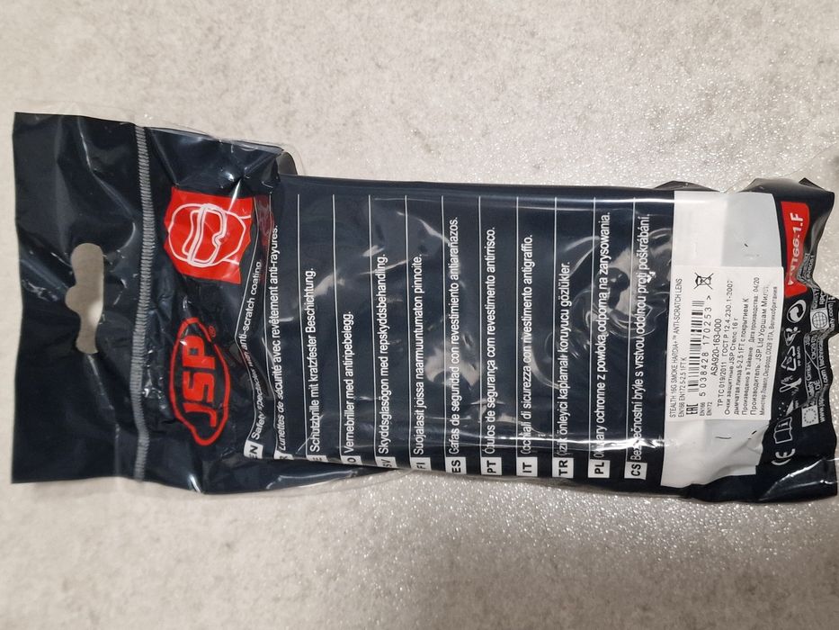 Okulary ochronne JSP odporne na zarysowania