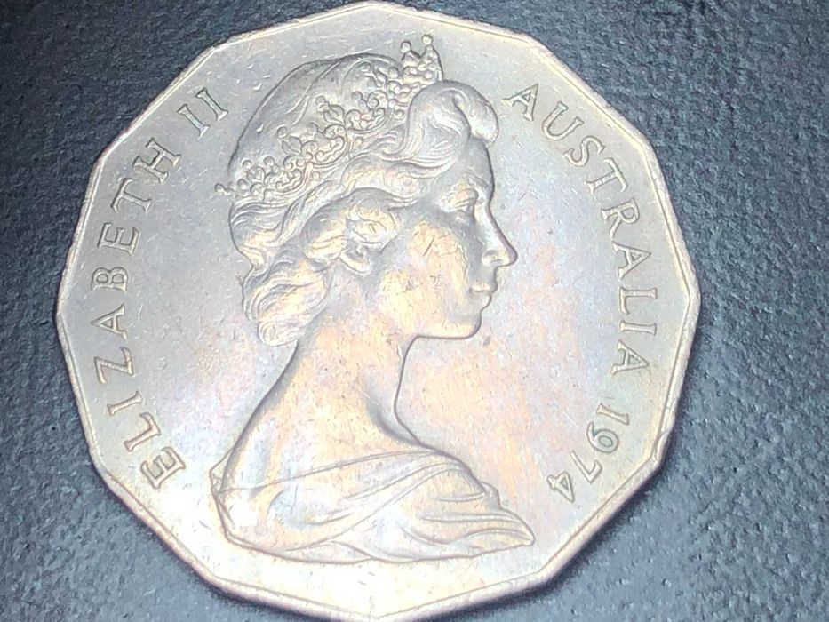 Austrália 1974 - 50 Cent Cuproniquel