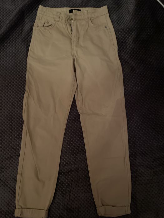 Джинси бежеві Бершка