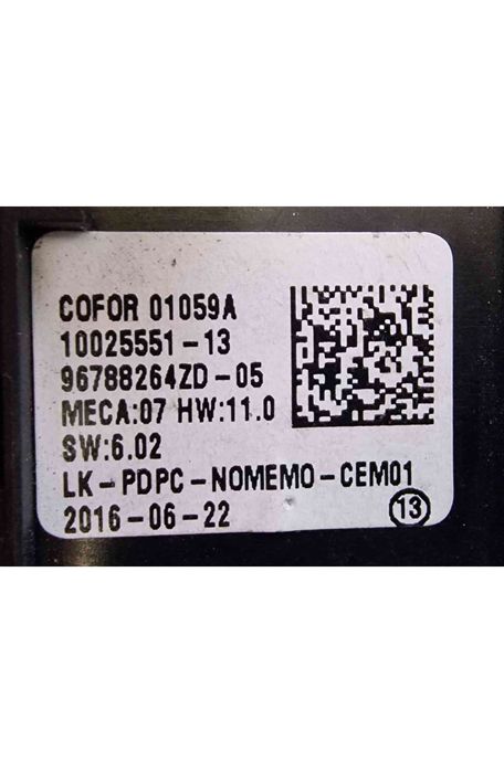 Comando / Botão / Interruptor Vidros Frente Esquerdo 96788264ZD-05 - PEUGEOT 308 II
