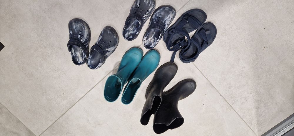Buty kalosze Crocs sandały 32 33