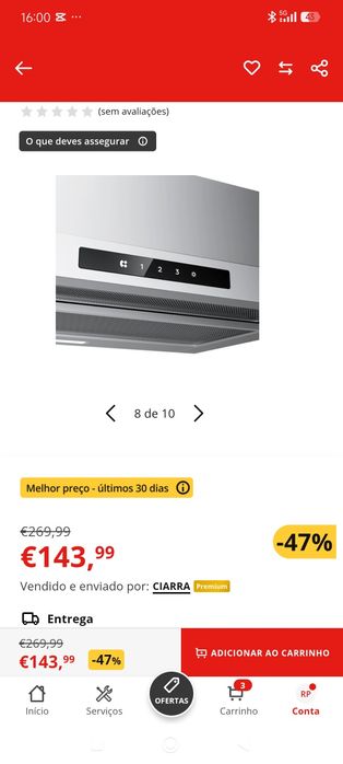 Exaustor novo nunca usado