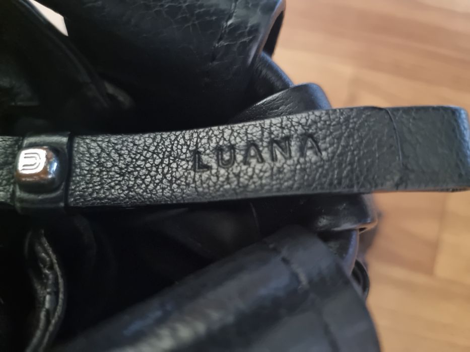 Кожаная плетеная сумка Luana Ferracuti