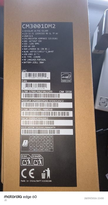 ASUS Chromebook CM3001DM2