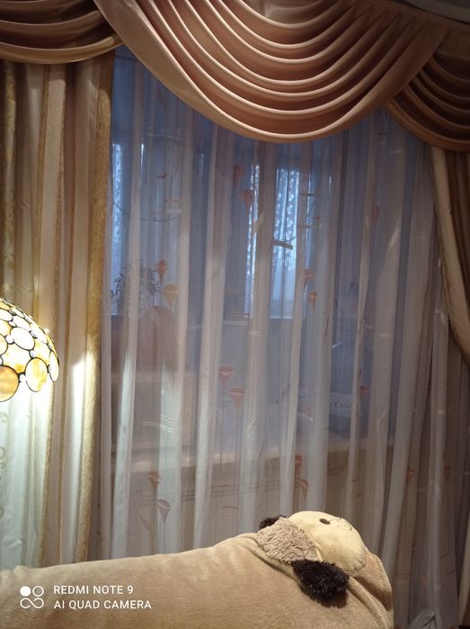 Тюль 9 м. и 7,5 м. Турция готовые