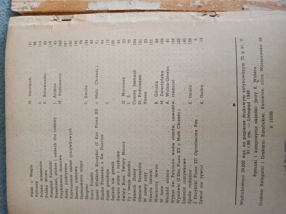 Kalendarz gościa niedzielnego - 1949