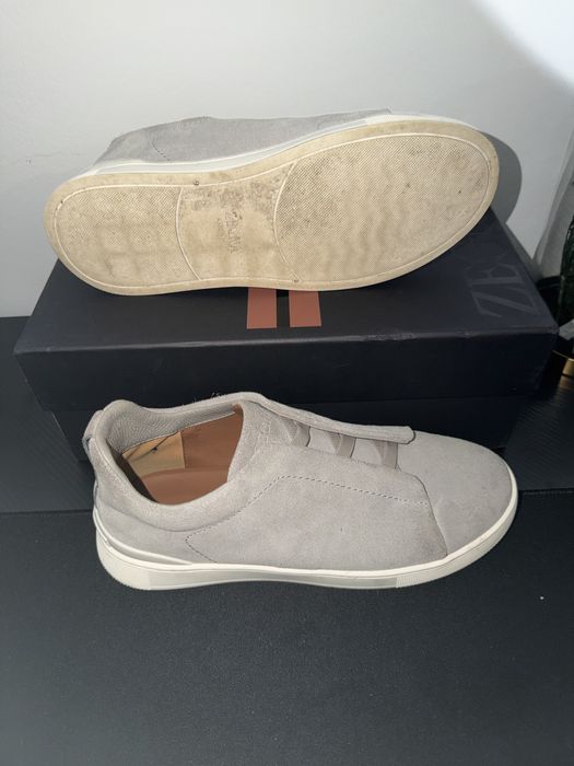 Tenis Zegna com a caixa