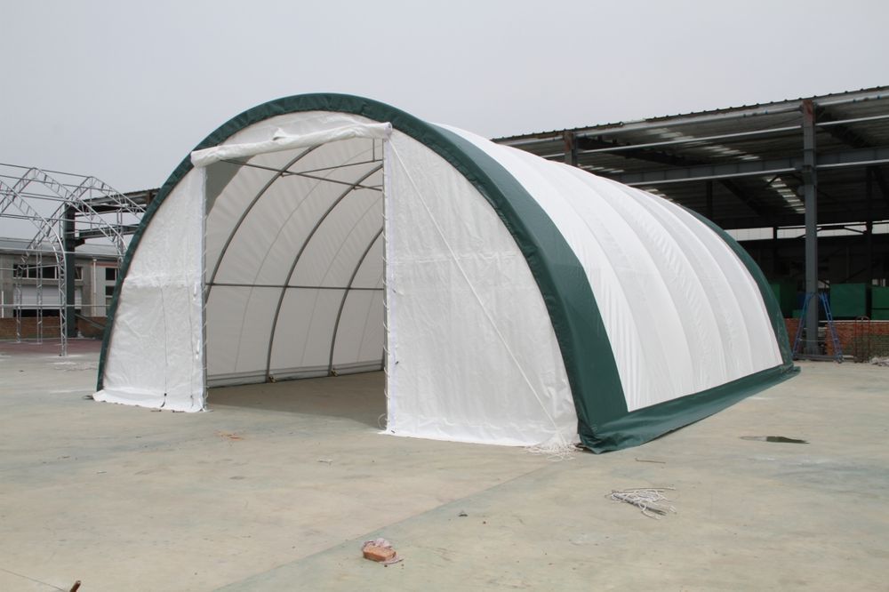 Hala namiotowa łukowa 9,15x26m Całoroczna ochrona | Gruba Plandeka!