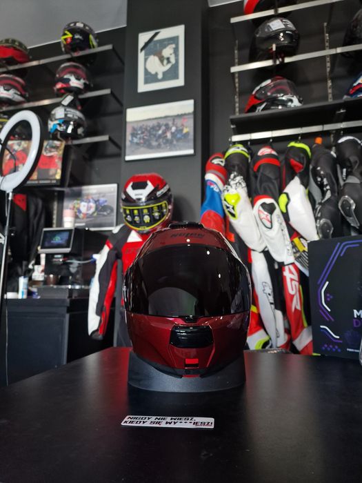 Kask Nolan N100-6 VERNICIATURA SPECIALE VISCERAL Red/Black 'M Ostatni!