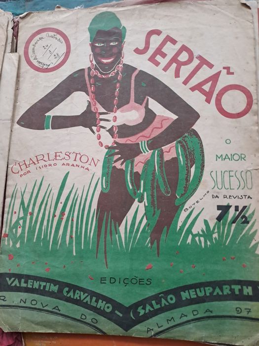 Antigas pautas de música Portuguesa