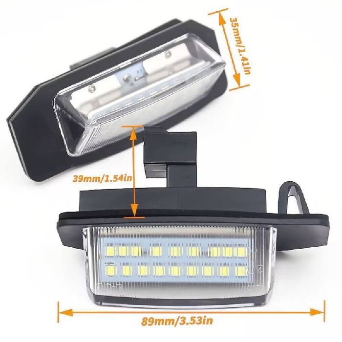 Led подсветка номера Mitsubishi Outlander Eclipse Lancer Galant