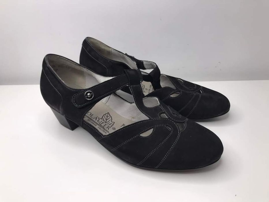 Czółenka skórzane zamszowe Waldlaufer  Rozmiar 40