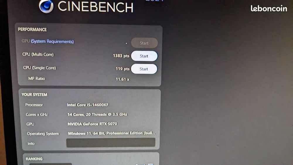 PC Gamer (NEW) Intel Core i5-14600KF – RTX 5070 – 32 GB DDR5 RAM64284488754179122