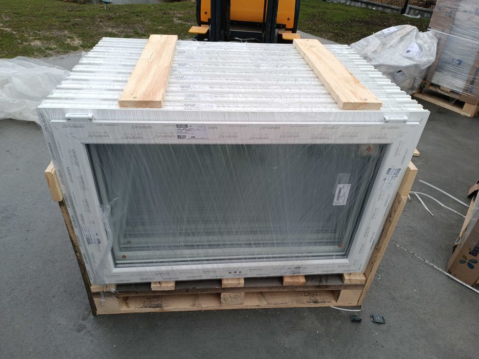 Okno PCV białe 100 x 70 uchylne Nowe dostępne od ręki i inne wymiary