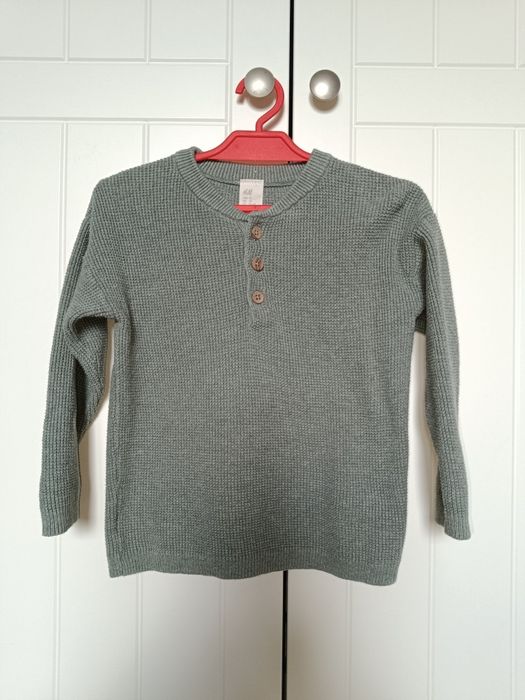 Elegancki sweter sweterek chłopięcy bluza H&M 92