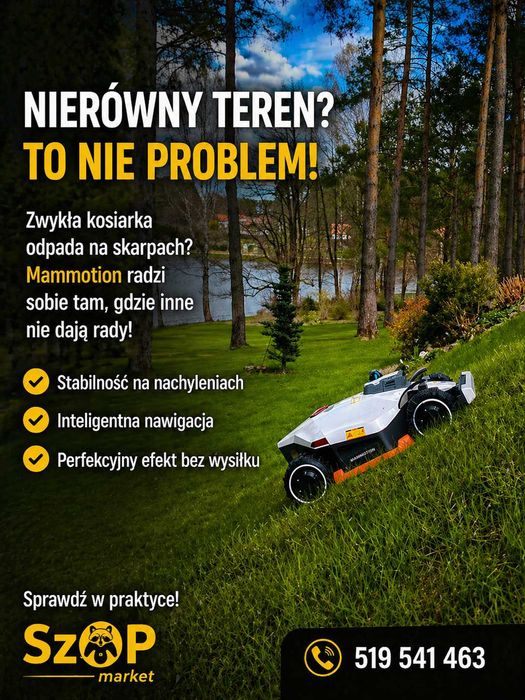 Robot koszący kosiarka Mammotion Luba 3 AWD gratis