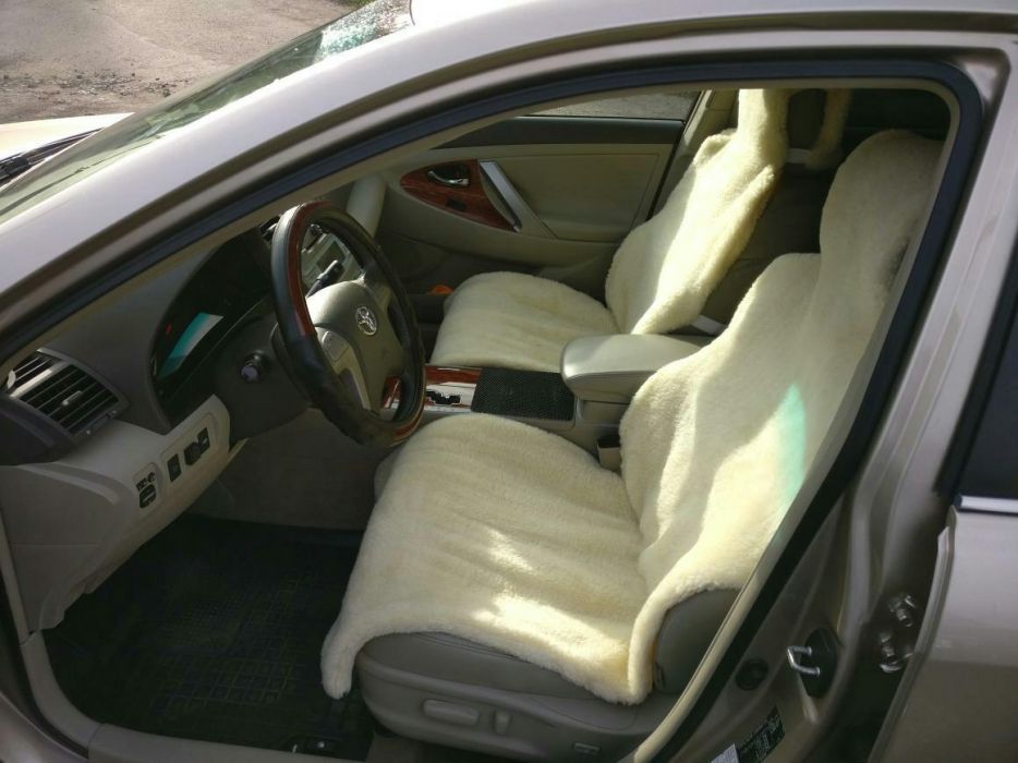 Теплі накидки для авто (60см ширина) / Чохли на сидіння овчина хутро