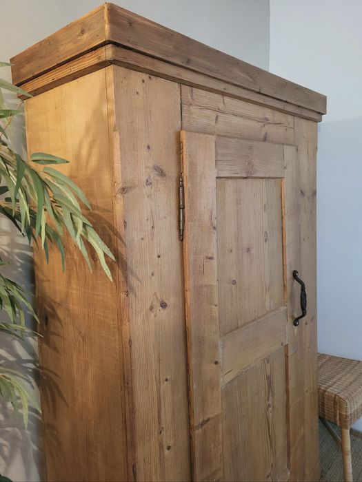 armario, roupeiro, antigo, enorme, casquinha, rustico