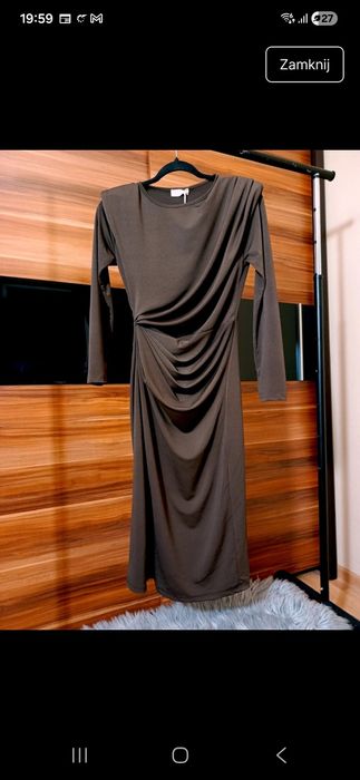 Czekoladowa sukienka