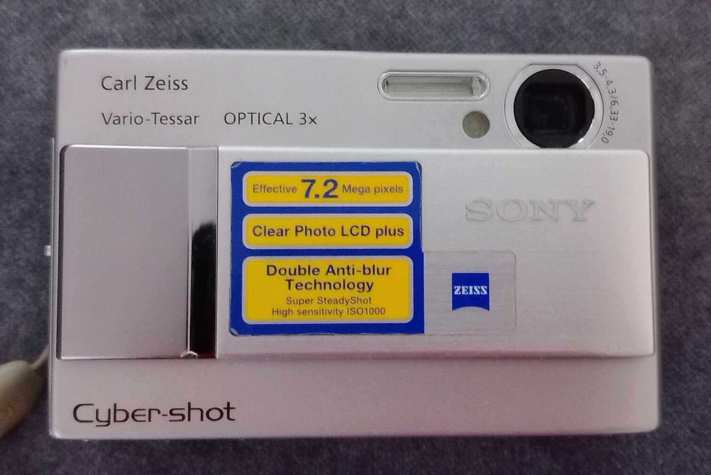 Câmara Digital Vintage - Sony Cyber-shot DSC-T10 – Para Peças ou reparação – Y2K