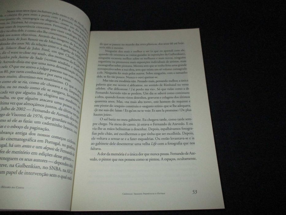 Livro Crónicas Imagens Proféticas e Outras 1º Volume