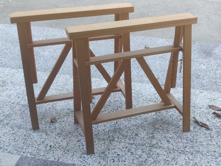 cavaletes de madeira