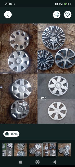 Колпак автомобиля R15-16 Toyota,Renault, Volkswagen, Skoda, Ford