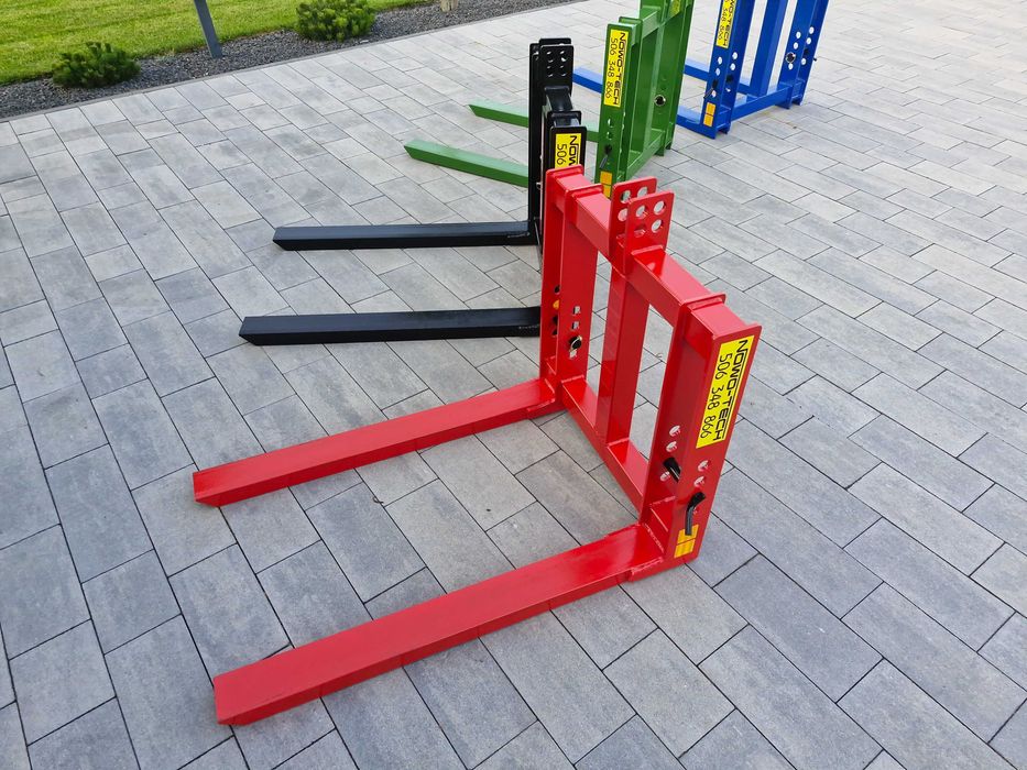 paleciak na tył ciągnika, widły do palet, 4 uchwyty mocujące, nowość