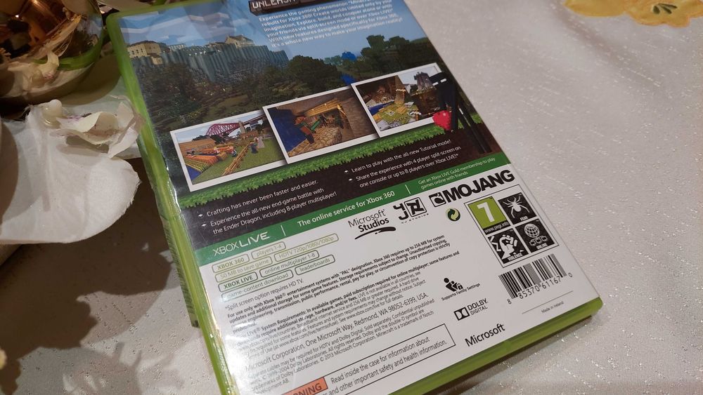 Gra Minecraft na Xbox 360. Jak NOWA stan IDEALNY w sam raz na PREZENT!