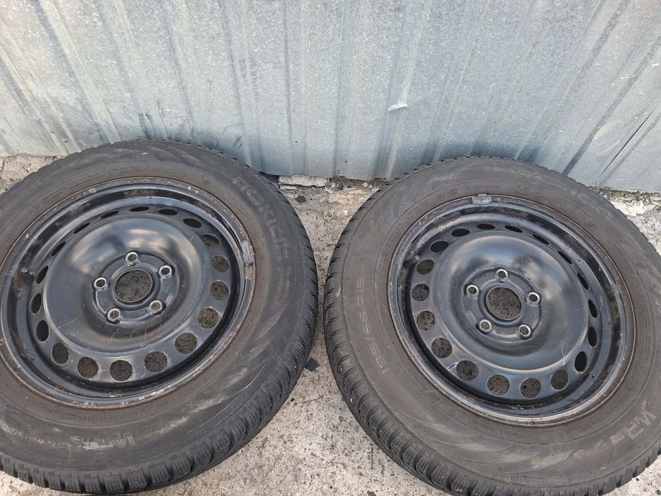 Koła zimowe zima audi vw seat skoda 5x112 NOKIAN 195/65r15 stan bdb