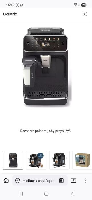 Ekspres PHILIPS LatteGo 5500 EP5541/50