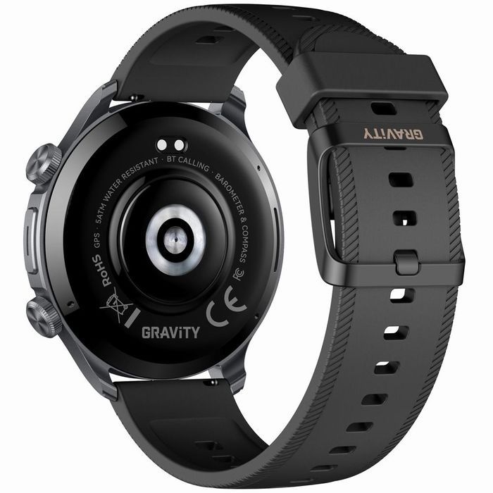 Smartwatch Gravity Czarny Pasek + Bransoleta GT35-2