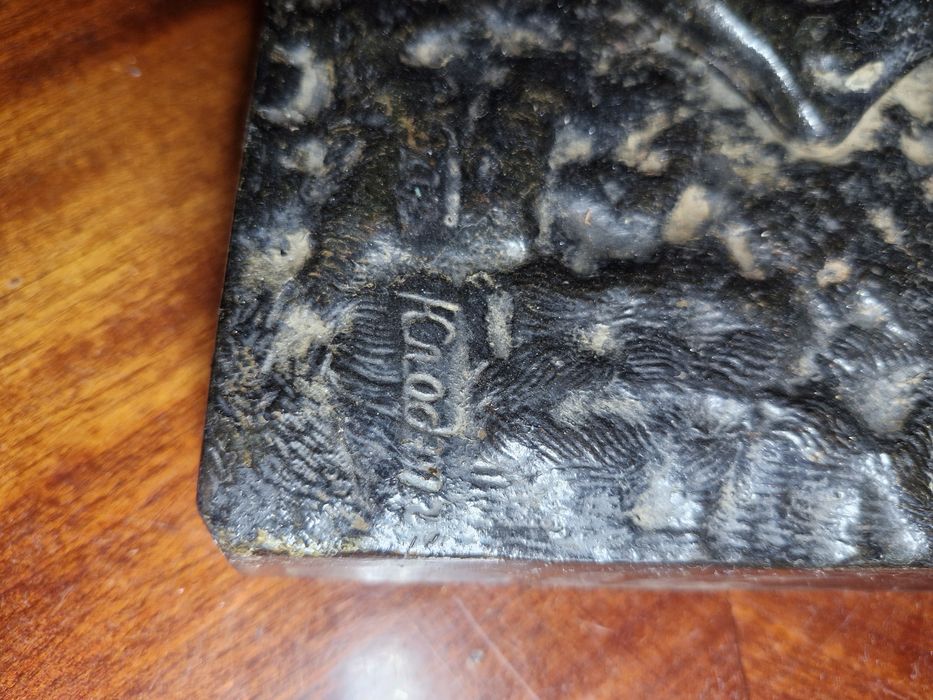 Упавший всадник 1934 год статуэтка чугунная  Касли Куса