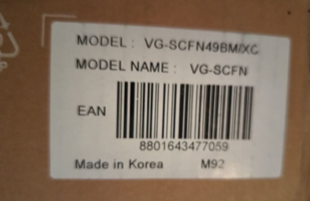 Nowa Wymienna rama Samsung do telewizora Samsung The Frame 49" 2019 Cz