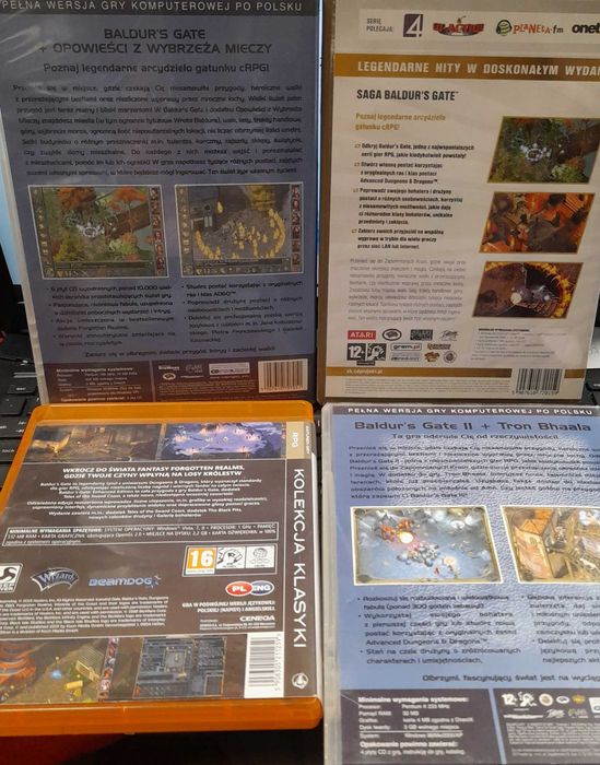 Kolekcja Baldur's gate PC, SAGA, II + Tron, Opowieści, Enhanced