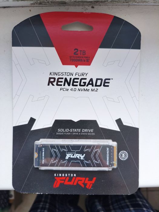 SSD 2 Tb Kingston Fury Renegade NVMe M2