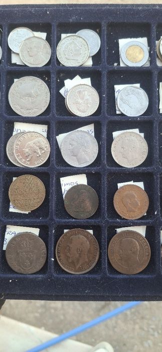 Coleção de 47  Moedas antigas,  old coin