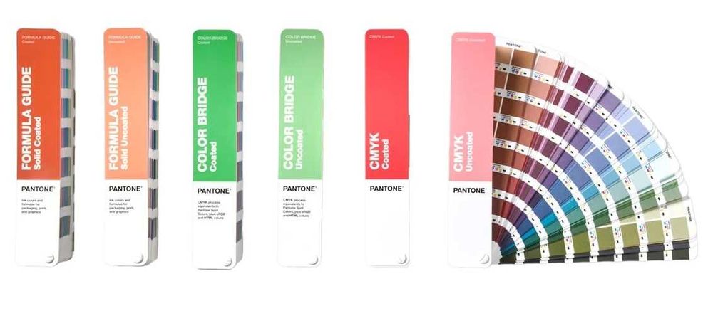 PANTONE Essentials - zestaw 6 wzorników, nowe!