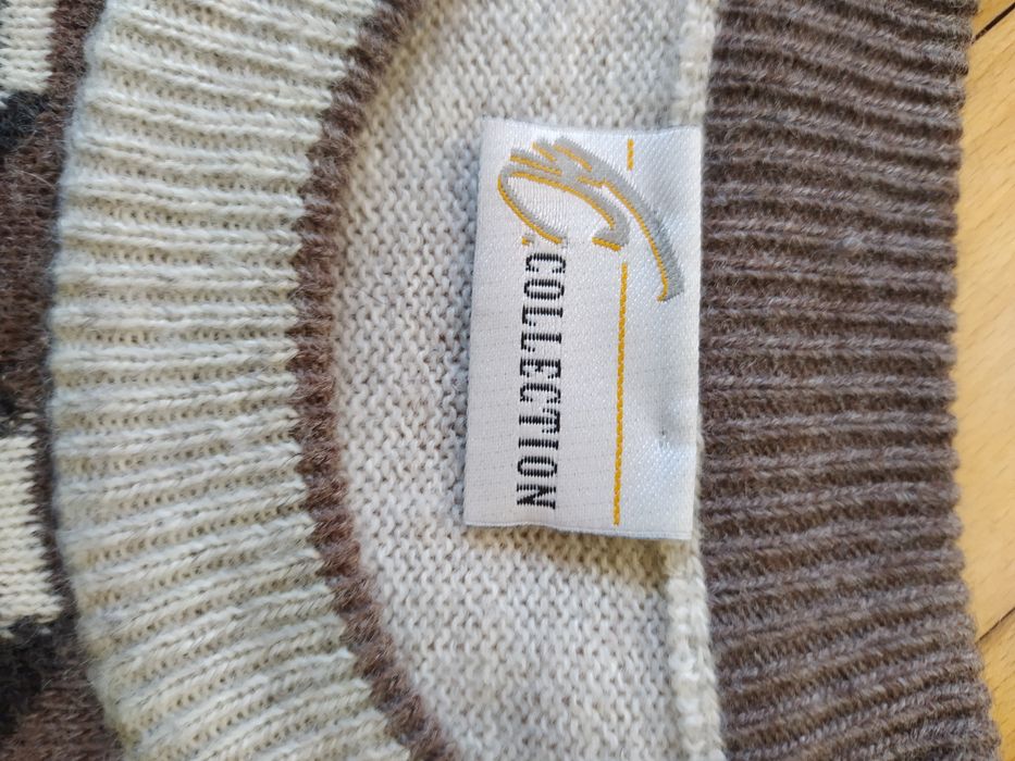 Sweter vintage kononowicz wełna
