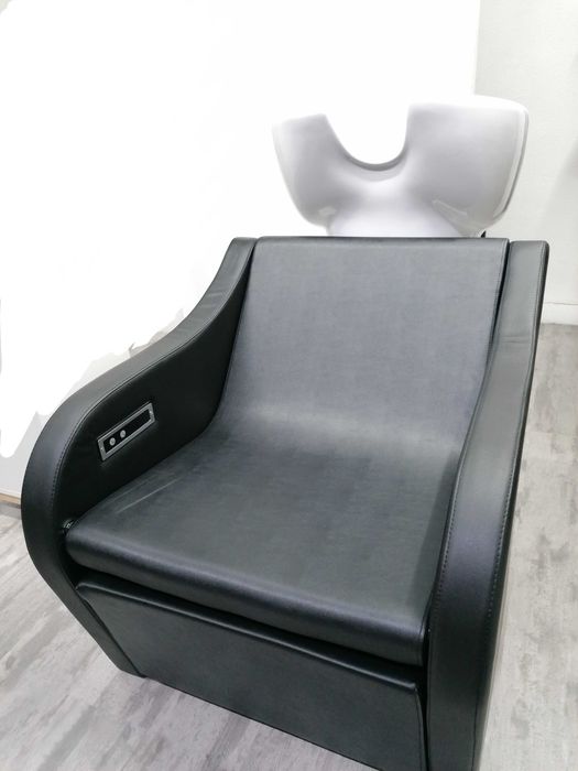 Rampa de lavagem cabeleireiro barbeiro