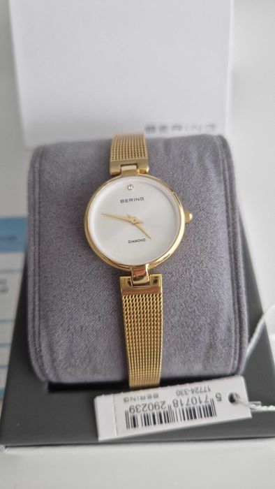 Bering NOWY zegarek damski diamond