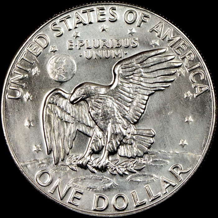 1 Dollar - 1974 - EUA - Moeda do Mês Julho 2009 - Apollo 11